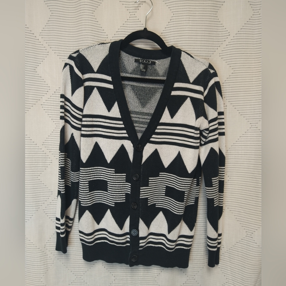 21 Men Color Block Cardigan size S